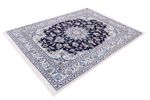 Alfombra persa - Nain - 200 x 150 cm - azul oscuro