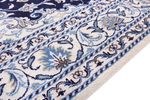 Alfombra persa - Nain - 200 x 150 cm - azul oscuro