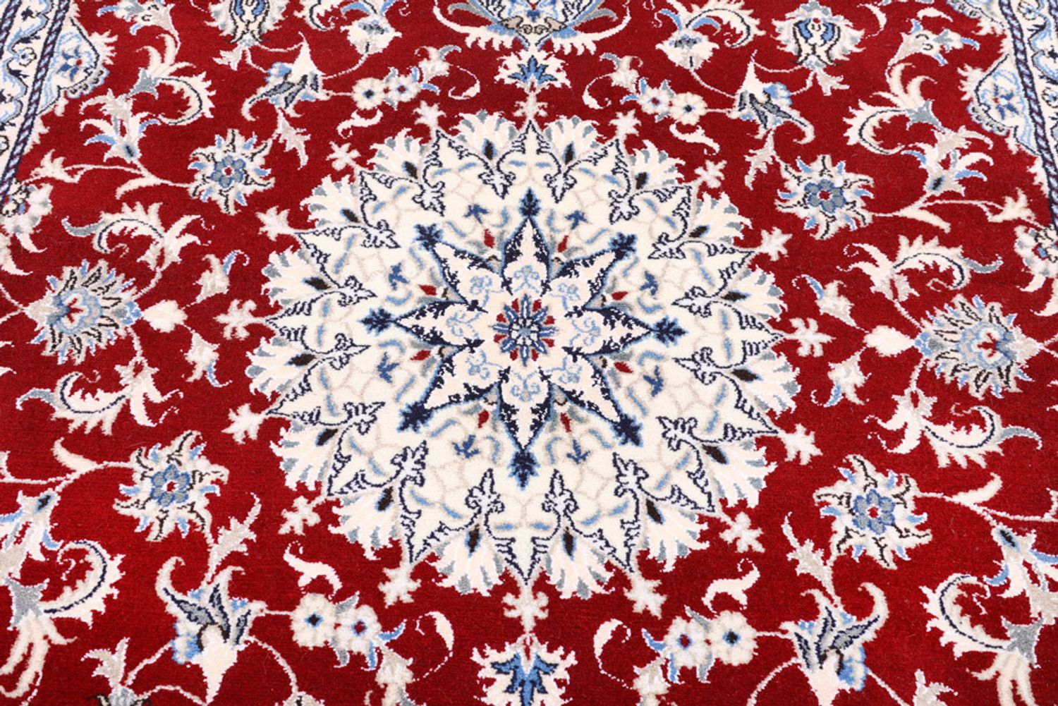 Alfombra persa - Nain - 231 x 167 cm - rojo