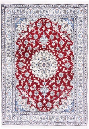 Alfombra persa - Nain - 231 x 167 cm - rojo