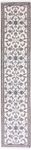 Alfombra de pasillo Alfombra persa - Nain - 382 x 79 cm - crema