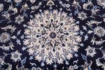 Alfombra persa - Nain - 233 x 164 cm - azul oscuro