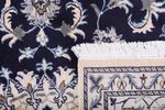 Alfombra persa - Nain - 233 x 164 cm - azul oscuro