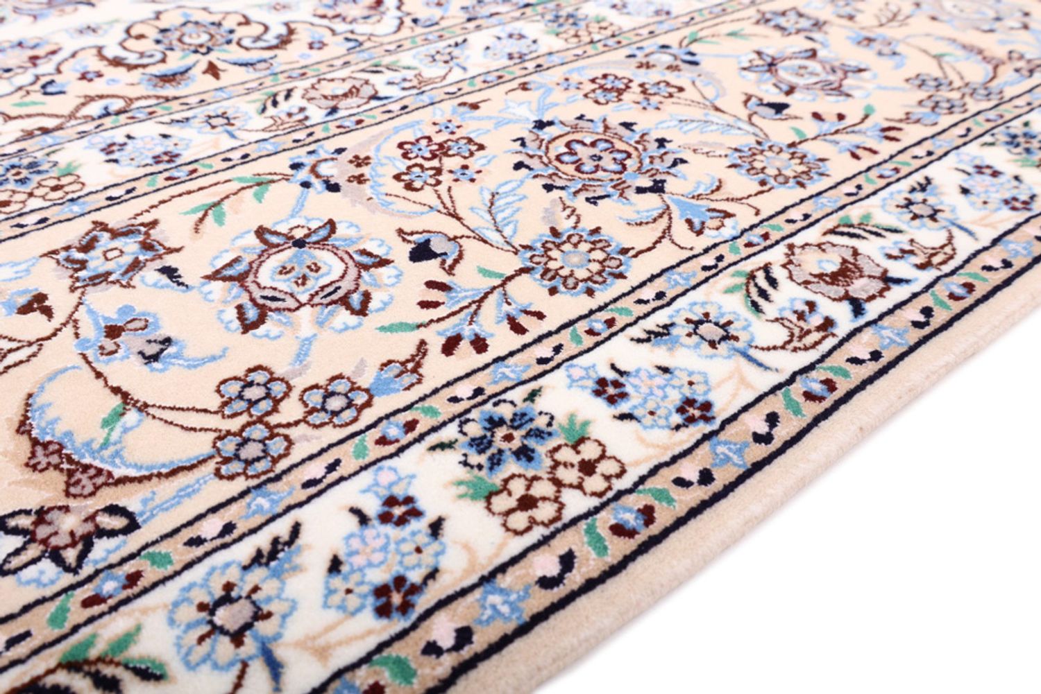 Perský koberec - Nain - Premium - 310 x 206 cm - krémová