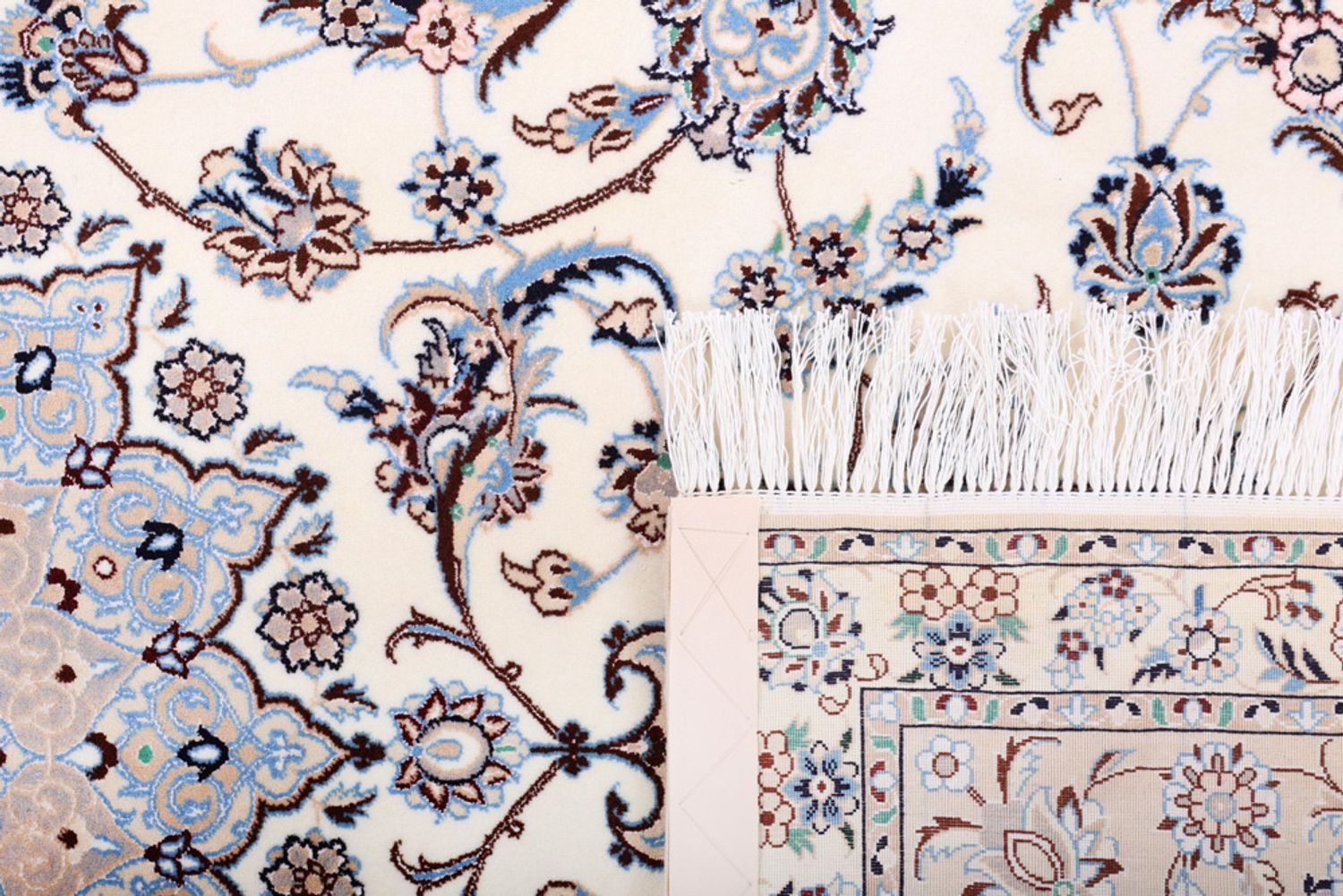 Perský koberec - Nain - Premium - 310 x 206 cm - krémová