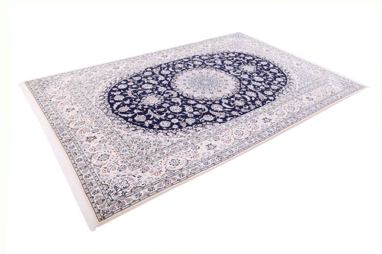 Perský koberec - Nain - Premium - 309 x 206 cm - tmavě modrá