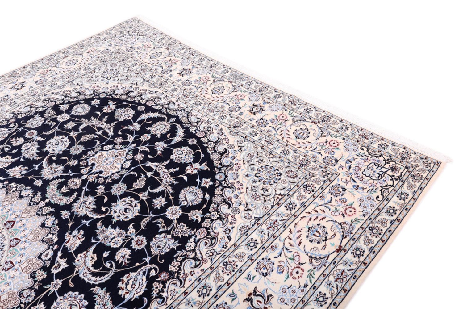 Perský koberec - Nain - Premium - 309 x 206 cm - tmavě modrá