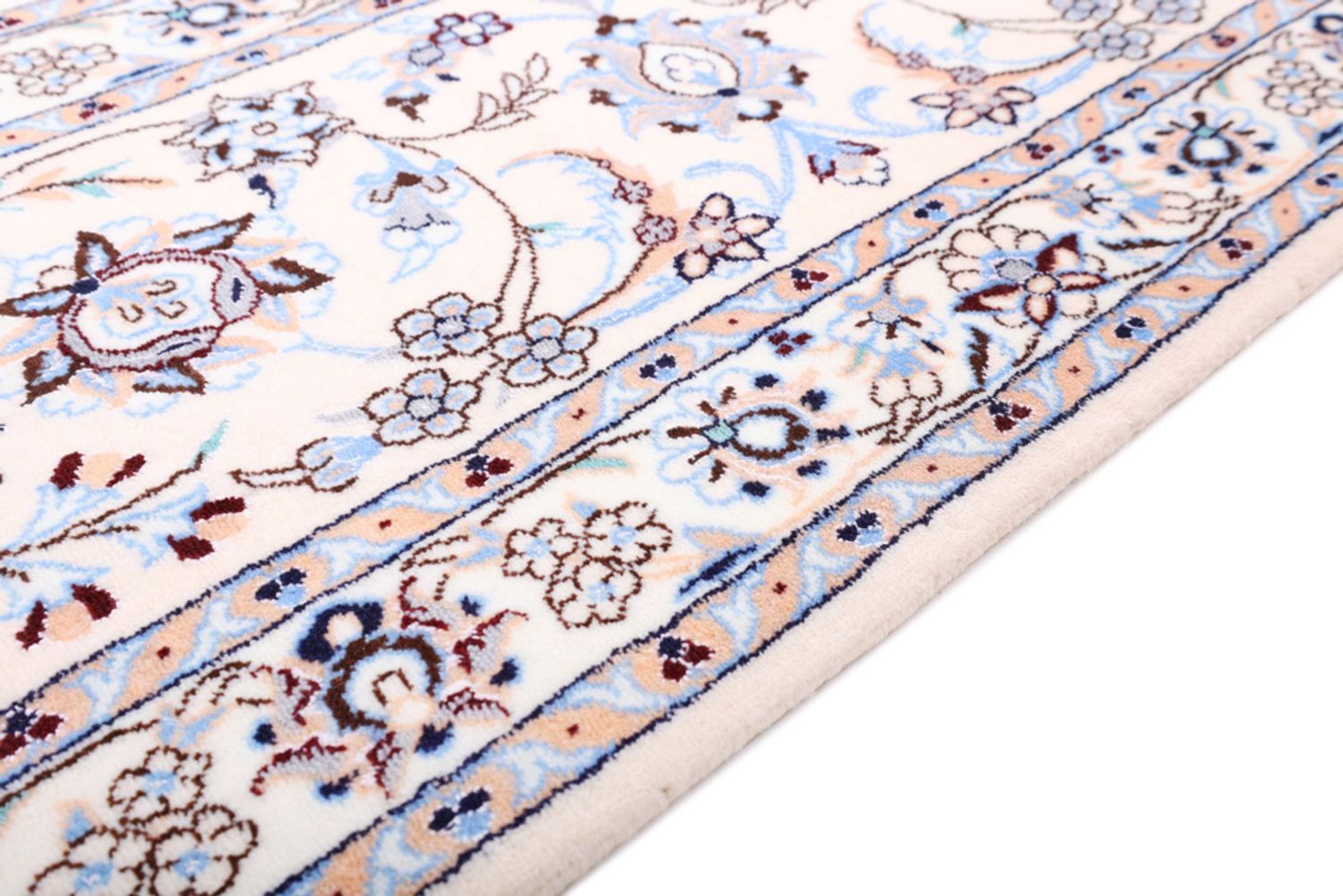 Perský koberec - Nain - Premium - 353 x 252 cm - krémová