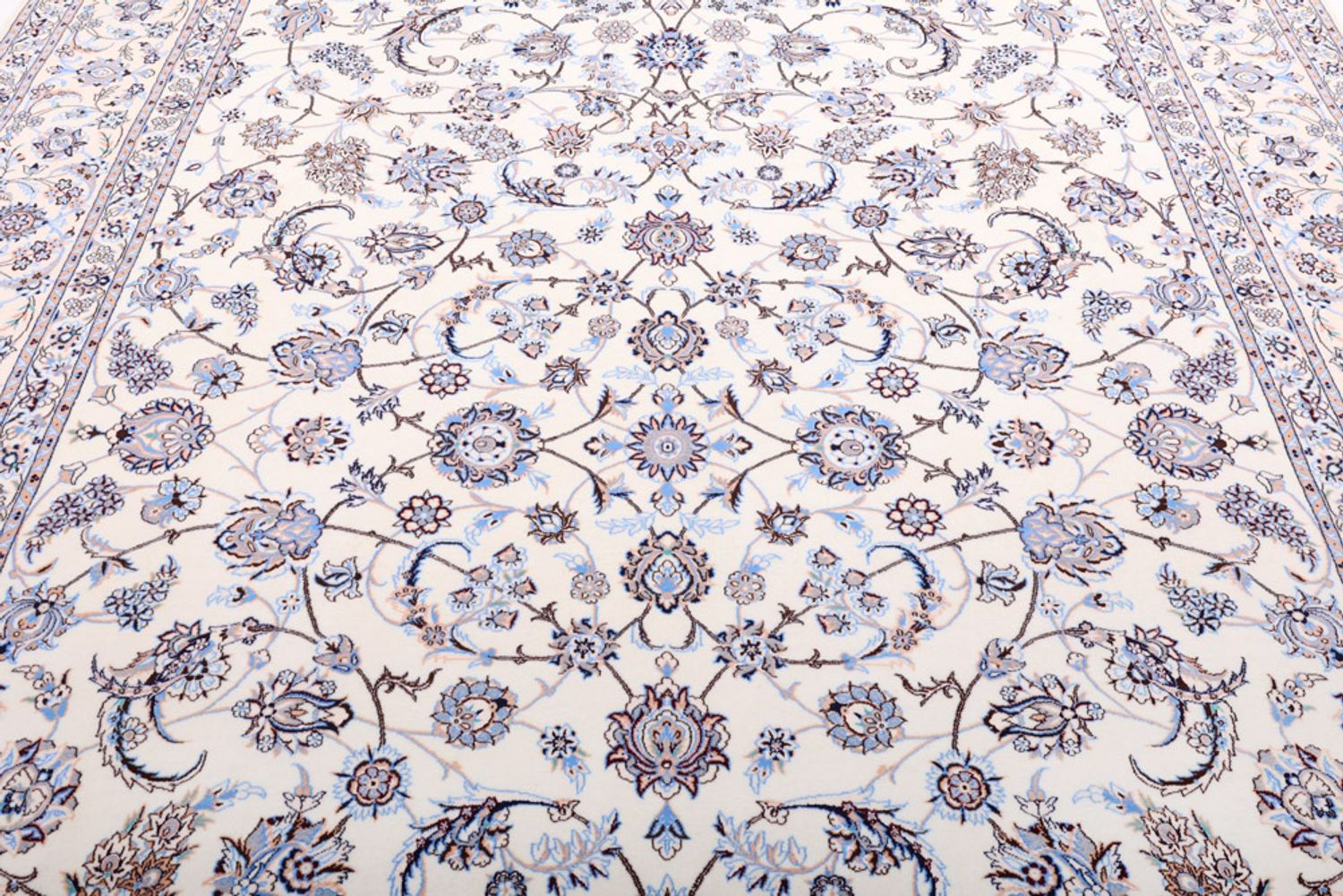 Perský koberec - Nain - Premium - 353 x 252 cm - krémová