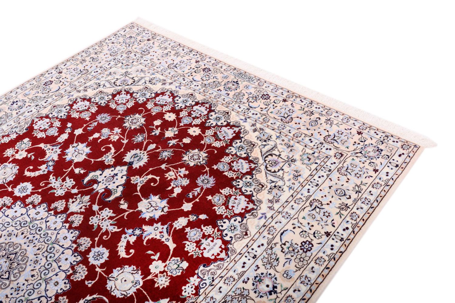 Perský koberec - Nain - Premium - 241 x 156 cm - červená
