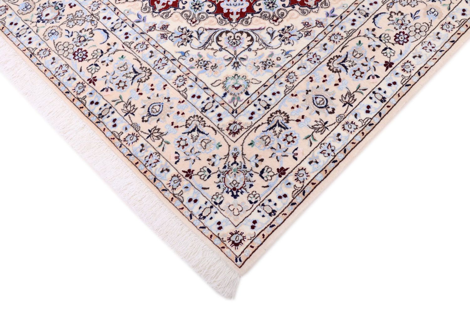 Perský koberec - Nain - Premium - 241 x 156 cm - červená