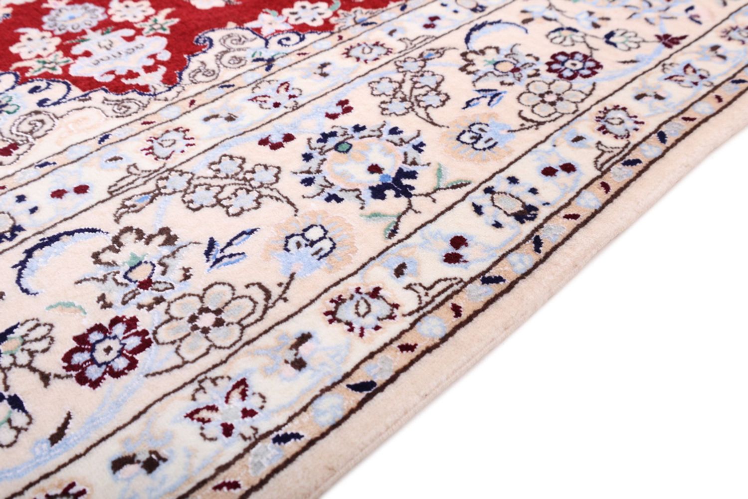 Perský koberec - Nain - Premium - 241 x 156 cm - červená