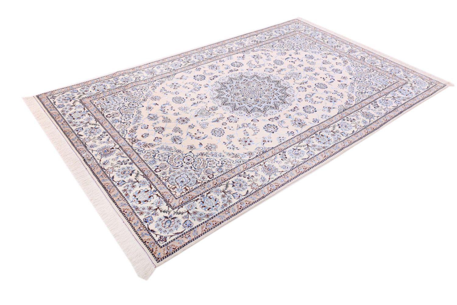 Alfombra Persa - Nain - Prima - 235 x 147 cm - crema