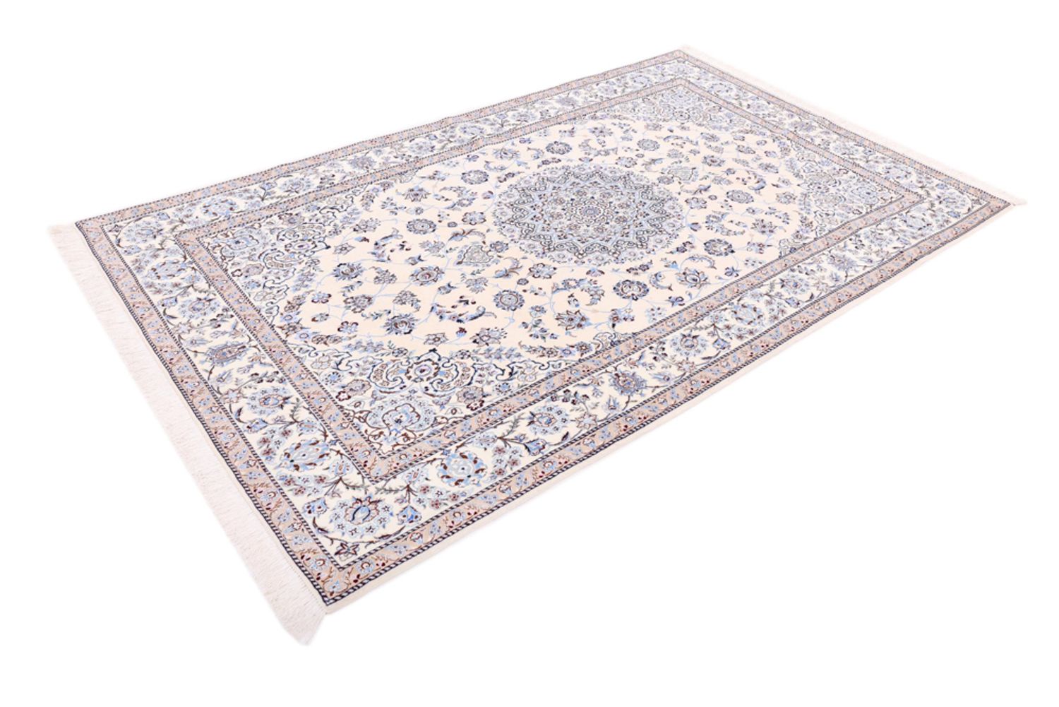 Alfombra Persa - Nain - Prima - 235 x 147 cm - crema