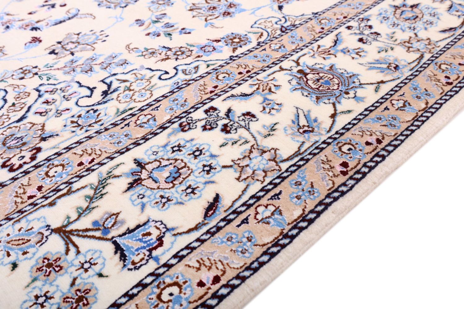 Alfombra Persa - Nain - Prima - 235 x 147 cm - crema