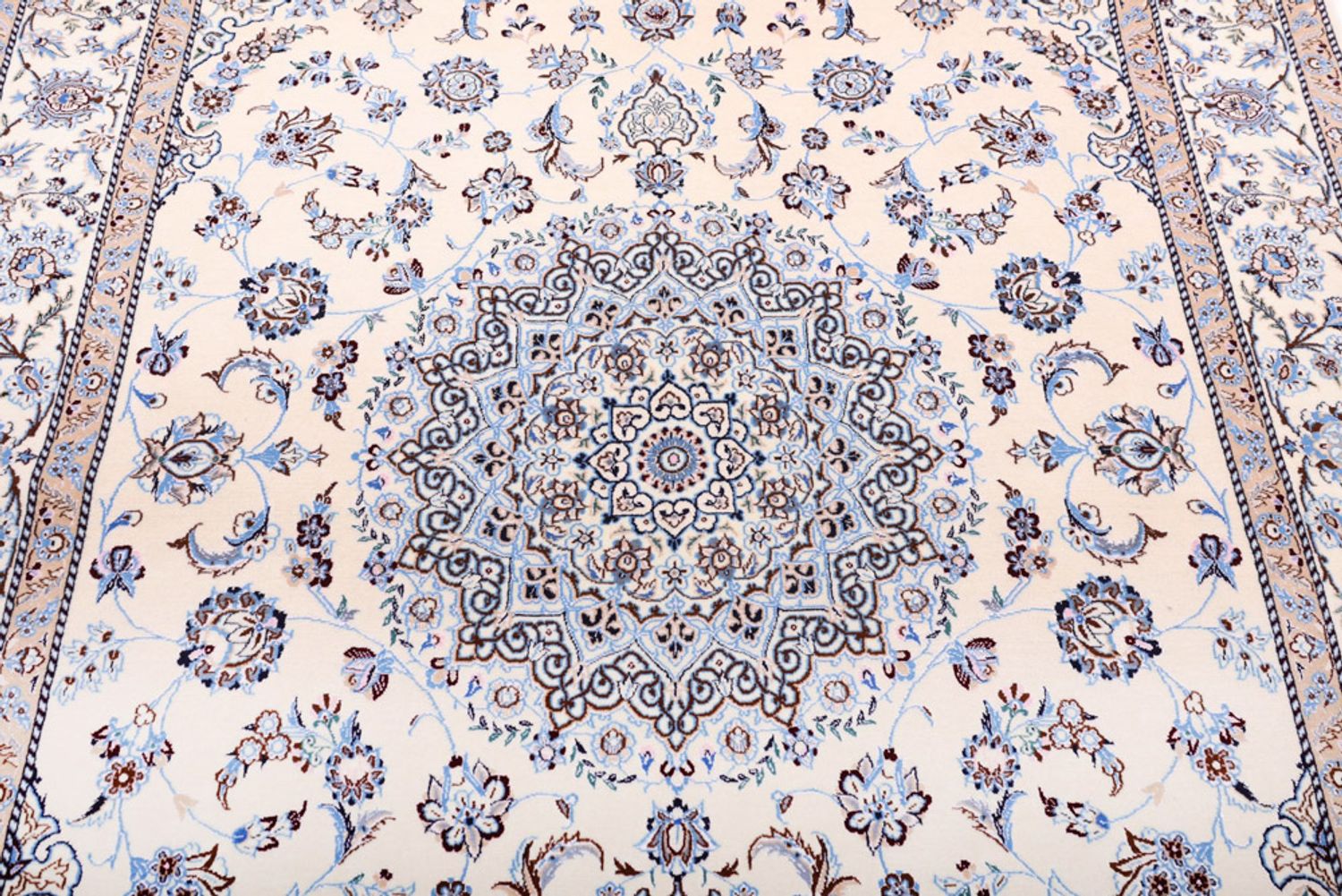 Alfombra Persa - Nain - Prima - 235 x 147 cm - crema