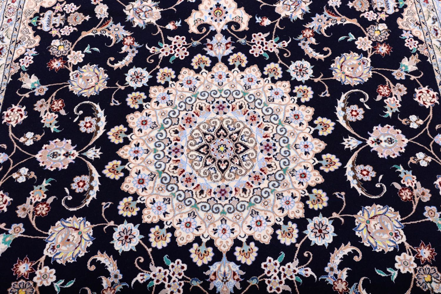 Perský koberec - Nain - Premium - 240 x 154 cm - tmavě modrá