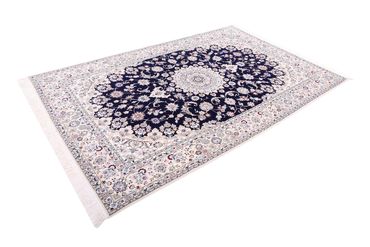 Alfombra Persa - Nain - Prima - 240 x 154 cm - azul oscuro
