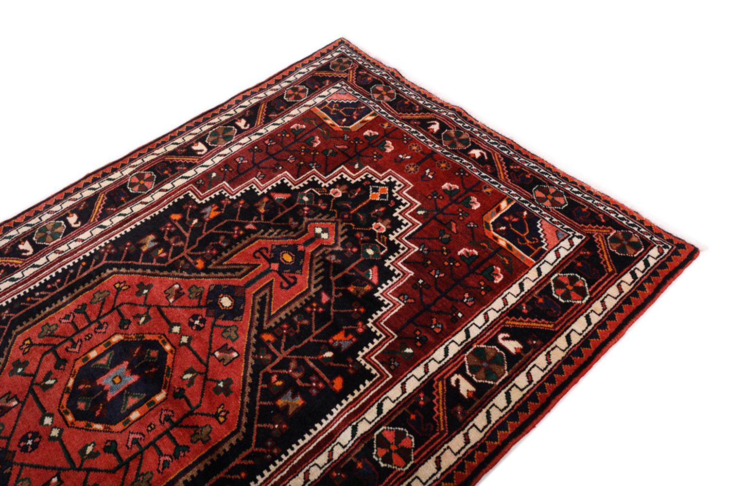 Runner Perský koberec - Nomádský - 230 x 125 cm - rezavá