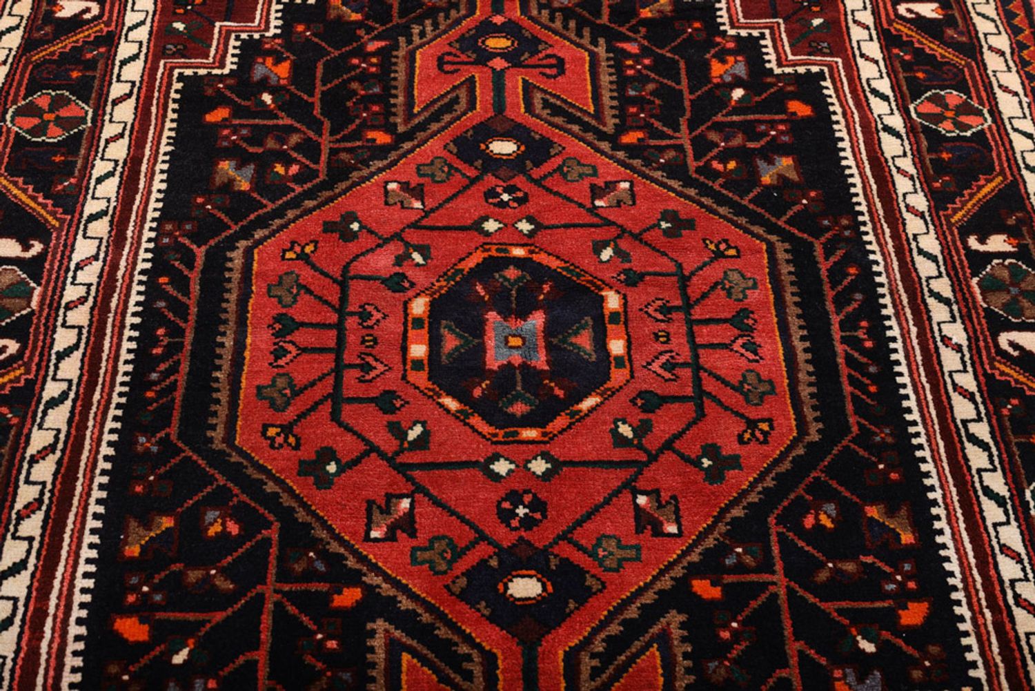 Runner Perský koberec - Nomádský - 230 x 125 cm - rezavá