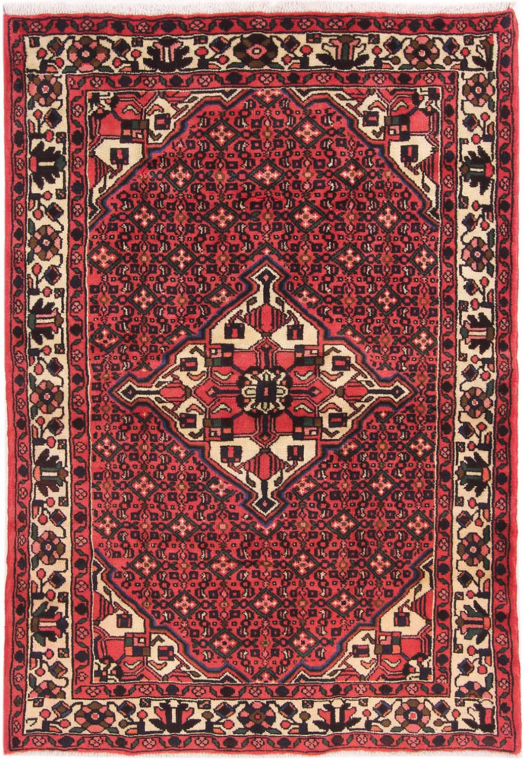 Alfombra persa - Nómada - 200 x 140 cm - rojo