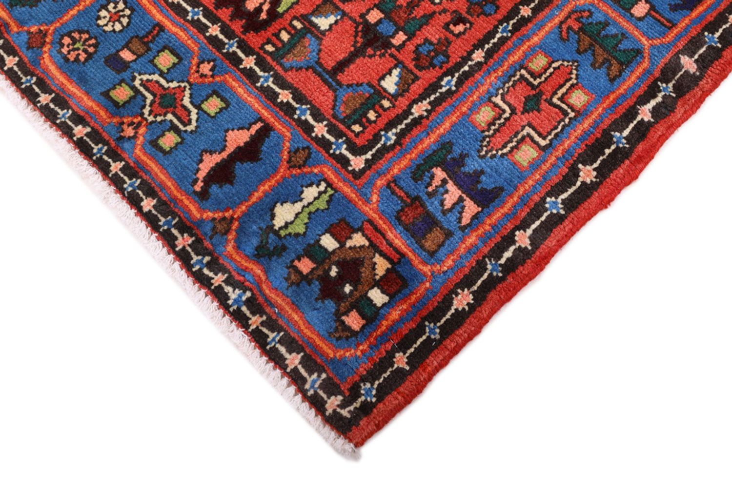 Alfombra persa - Nómada - 205 x 135 cm - multicolor