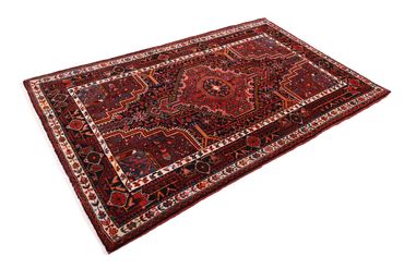Alfombra persa - Nómada - 192 x 120 cm - rojo oscuro
