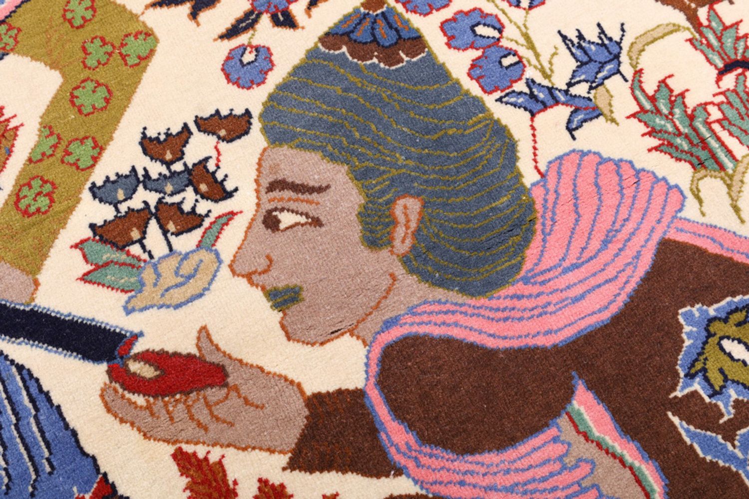 Alfombra persa - Tabriz - 150 x 100 cm - multicolor