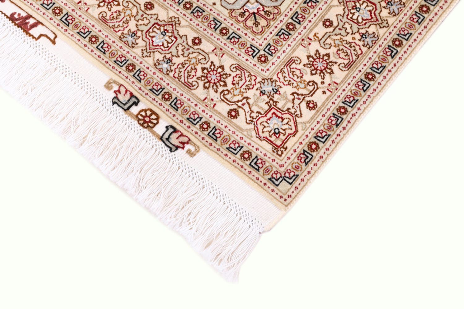 Alfombra Persa - Tabriz - Real - 160 x 100 cm - beige claro