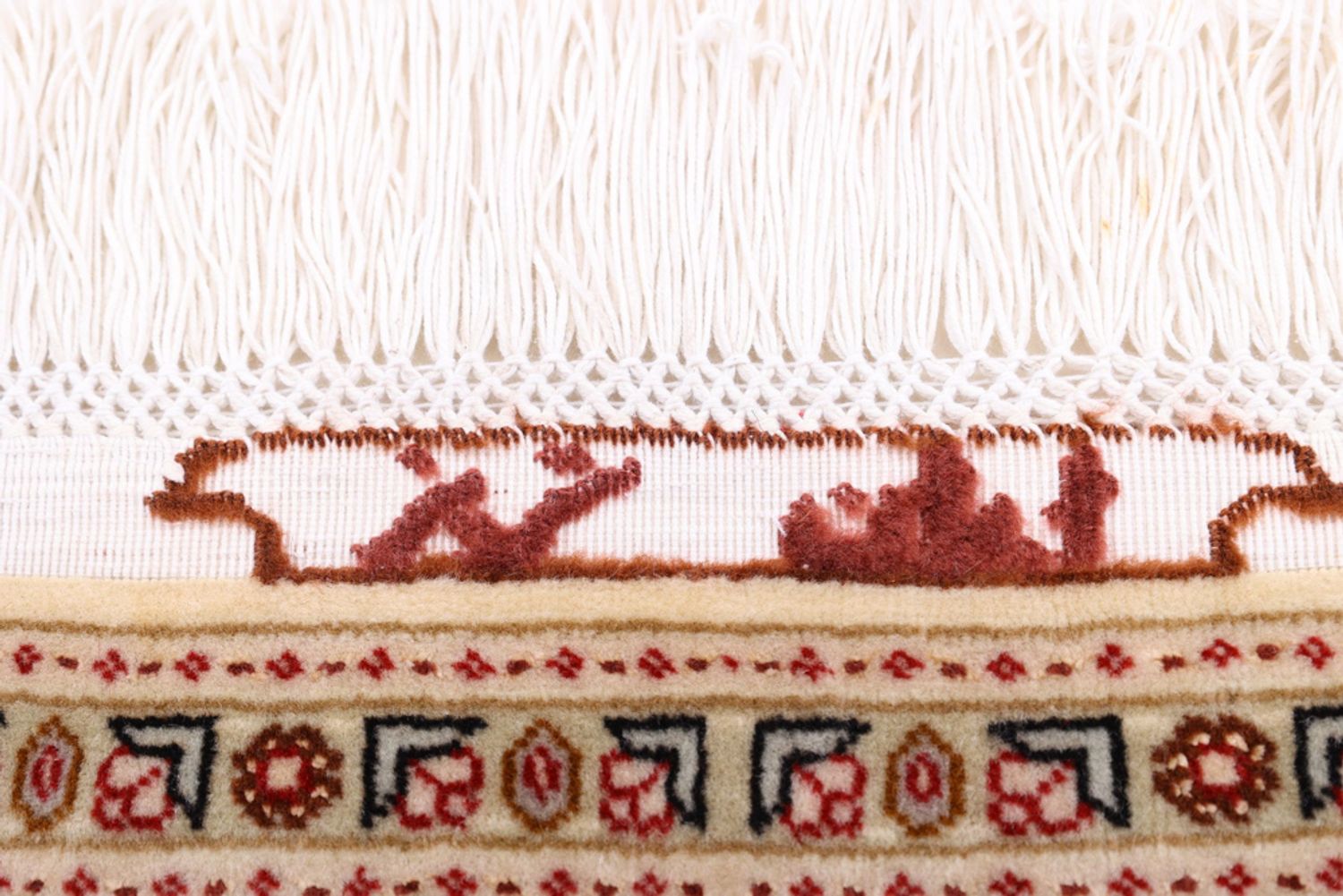 Alfombra Persa - Tabriz - Real - 160 x 100 cm - beige claro