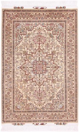 Alfombra Persa - Tabriz - Real - 160 x 100 cm - beige claro