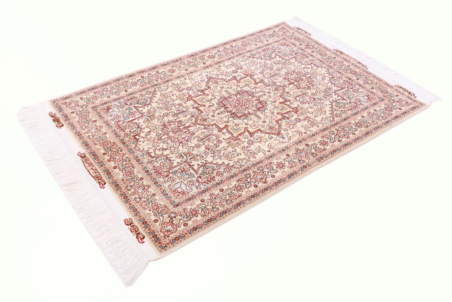Persisk teppe - Tabriz - Royal - 160 x 100 cm - lys beige