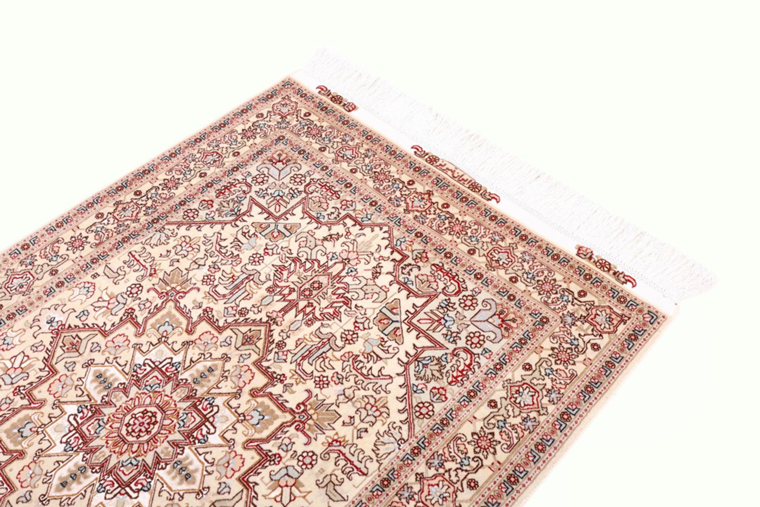 Persisk teppe - Tabriz - Royal - 160 x 100 cm - lys beige
