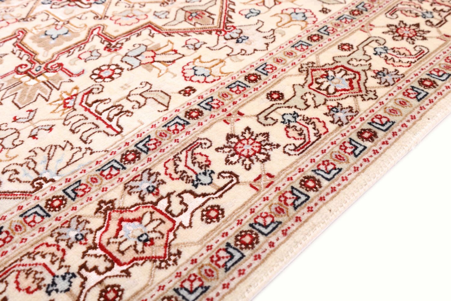 Persisk teppe - Tabriz - Royal - 160 x 100 cm - lys beige