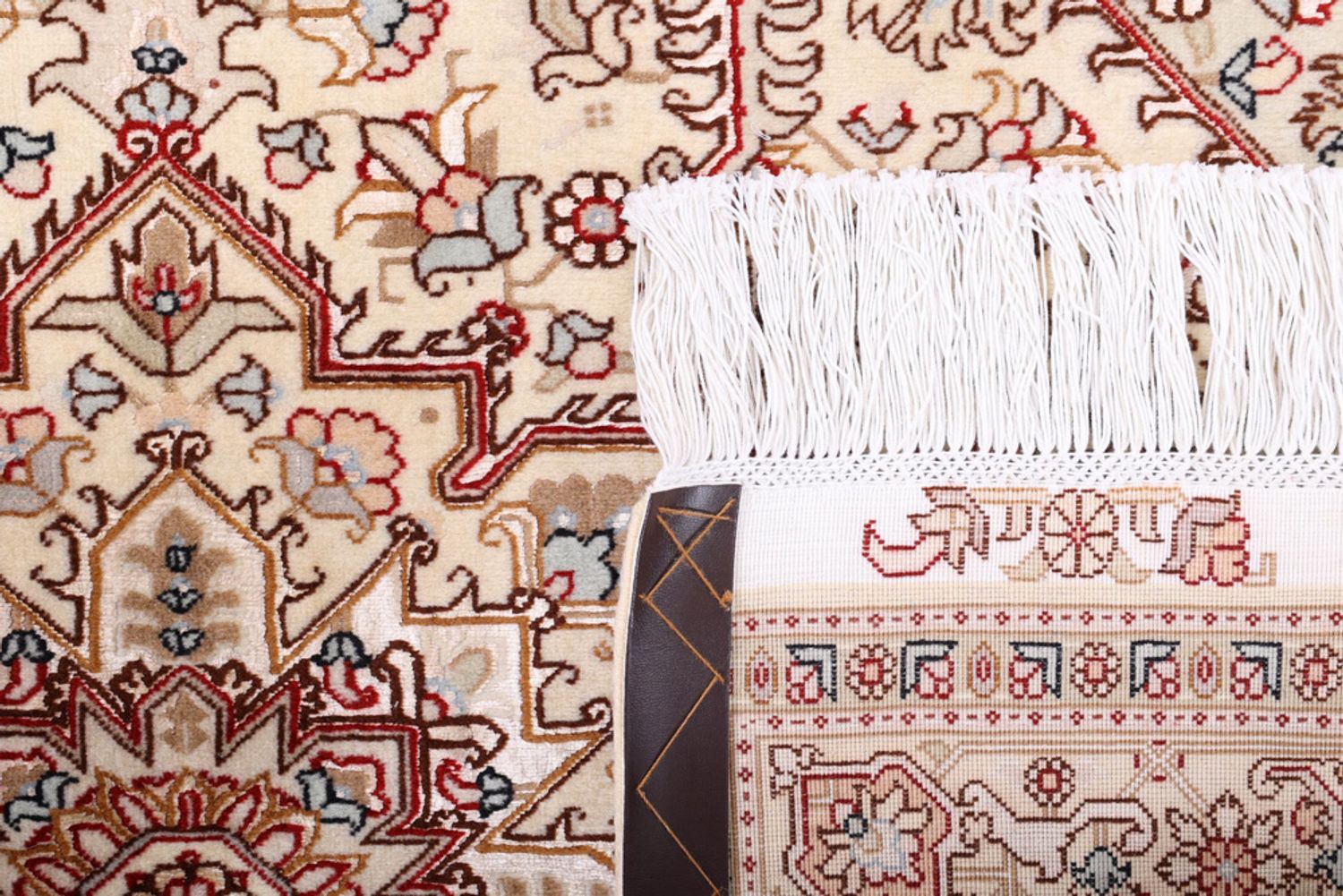 Persisk teppe - Tabriz - Royal - 160 x 100 cm - lys beige