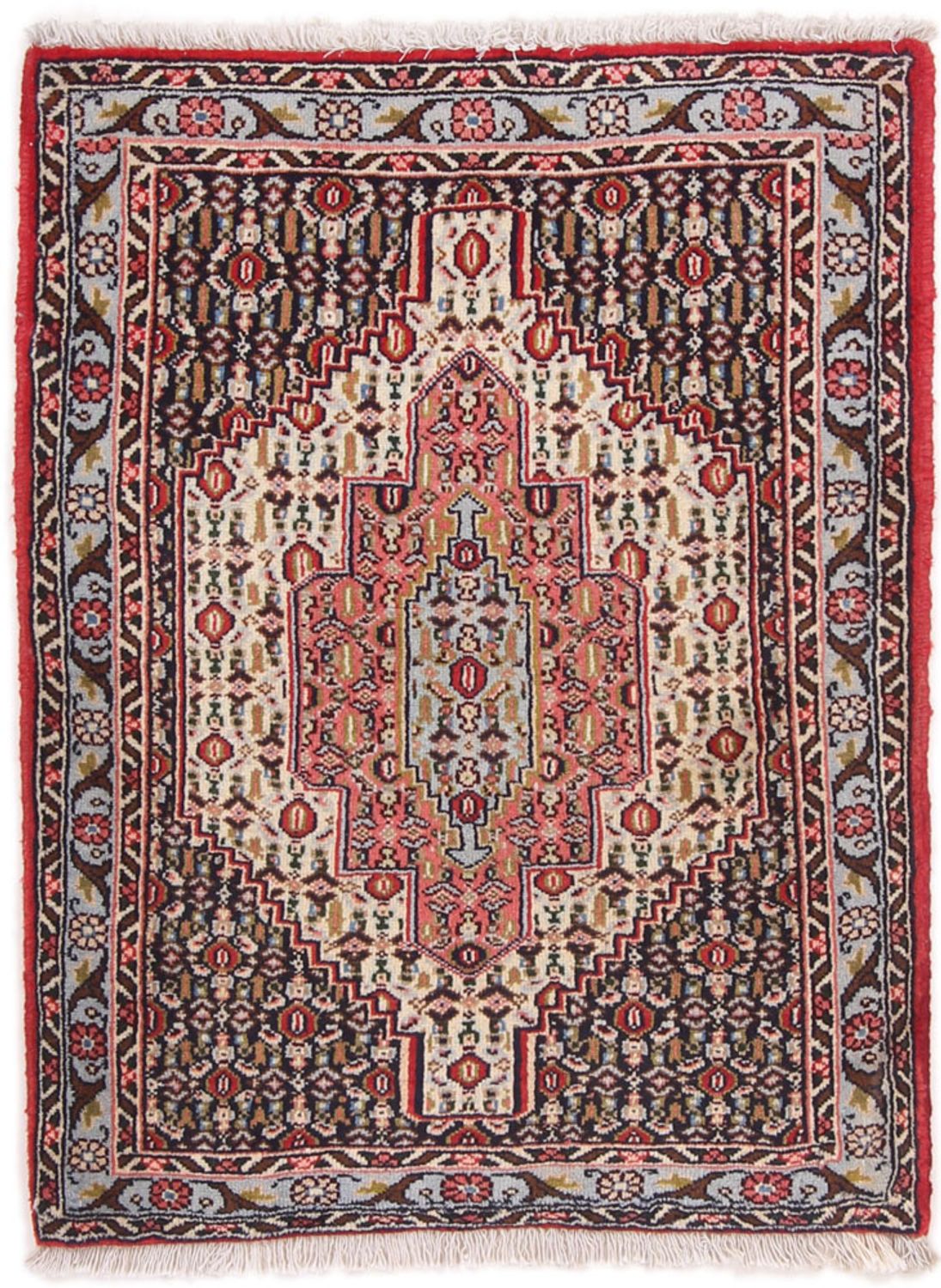 Alfombra persa - Clásica - 100 x 74 cm - rojo claro