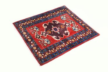 Alfombra persa - Nómada - 90 x 72 cm - multicolor