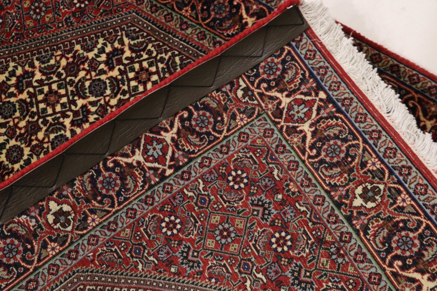 Alfombra de pasillo Alfombra persa - Bidjar - 300 x 88 cm - óxido