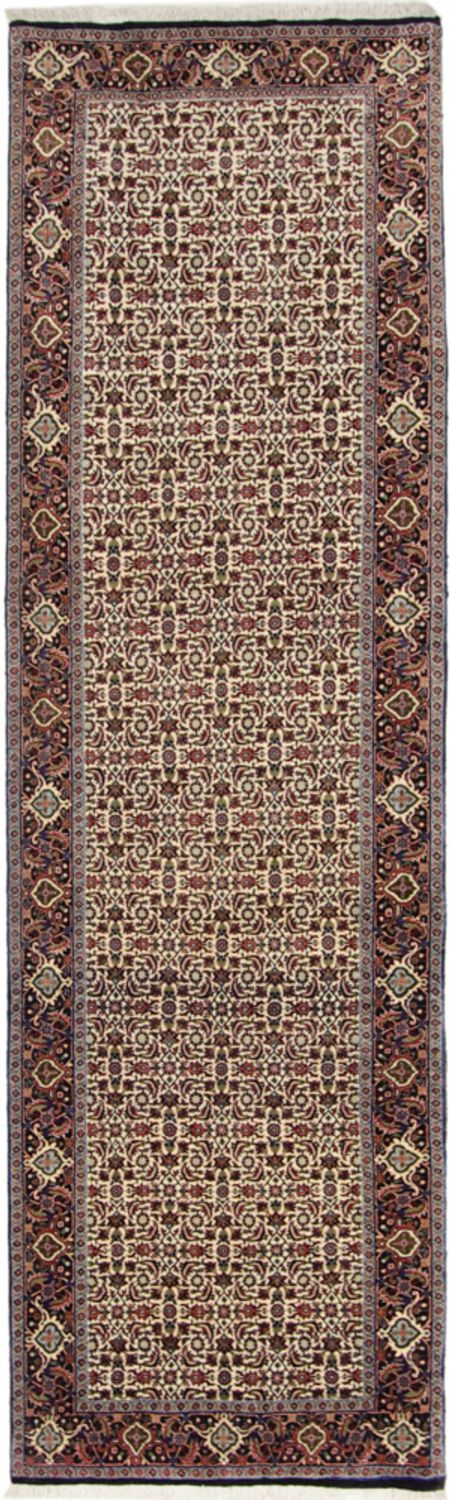 Alfombra de pasillo Alfombra persa - Bidjar - 300 x 87 cm - arena