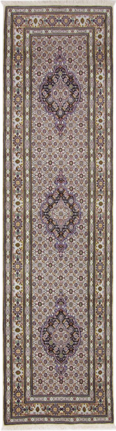 Alfombra de pasillo Alfombra persa - Clásica - 285 x 75 cm - arena