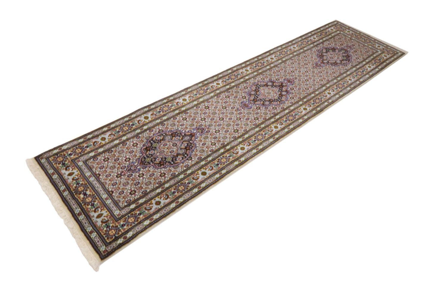 Alfombra de pasillo Alfombra persa - Clásica - 285 x 75 cm - arena