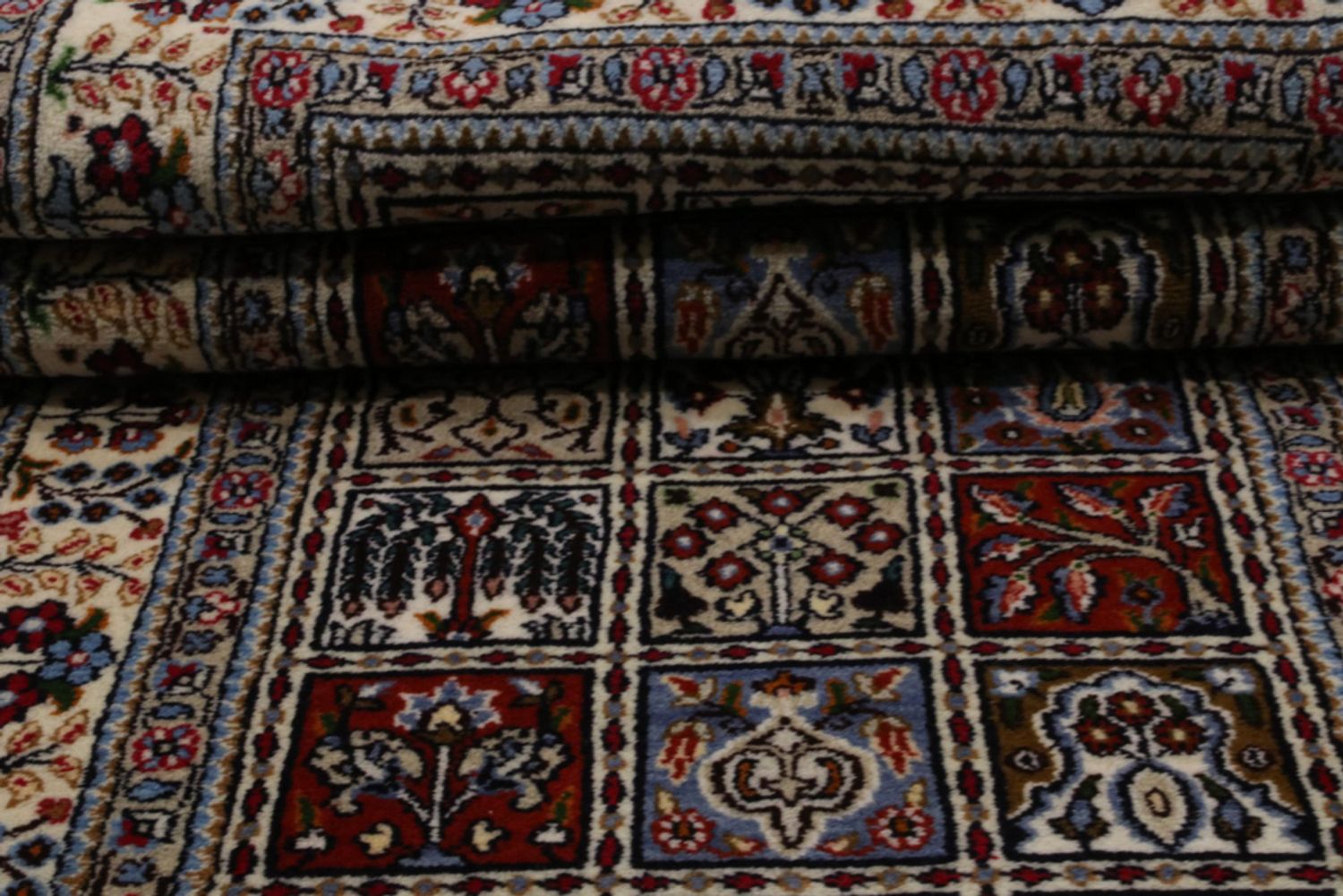 Runner Perský koberec - Klasický - 298 x 78 cm - tmavě béžová