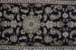 Alfombra de pasillo Alfombra persa - Nain - 296 x 77 cm - azul oscuro