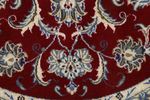 Alfombra persa - Nain redondo - 150 x 150 cm - rojo