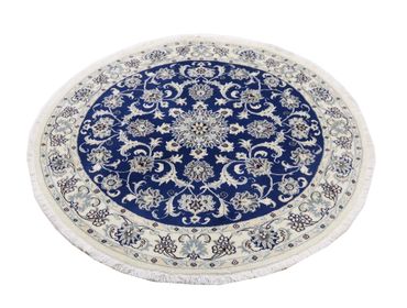 Alfombra persa - Nain redondo  - 150 x 150 cm - azul