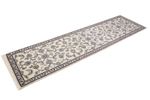 Alfombra de pasillo Alfombra persa - Nain - 293 x 78 cm - crema