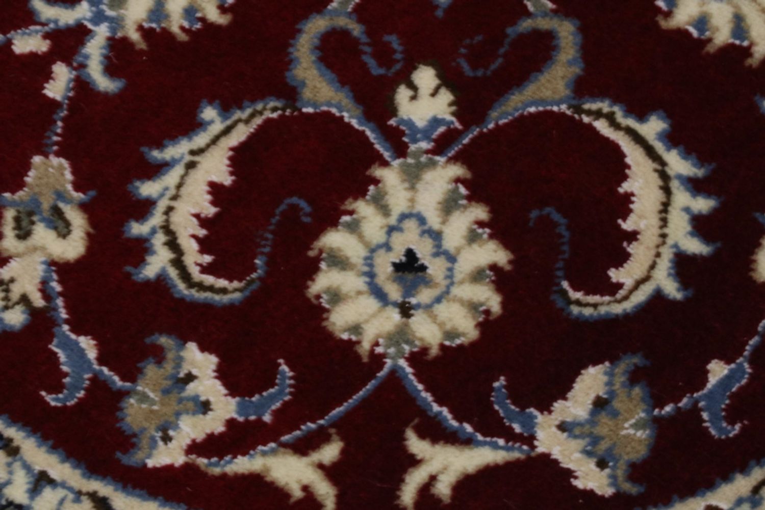 Alfombra de pasillo Alfombra persa - Nain - 100 x 100 cm - rojo