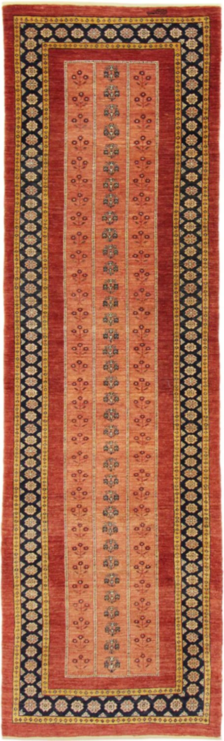 Alfombra de pasillo Alfombra Gabbeh - Persa Kashkuli - 290 x 82 cm - rojo claro