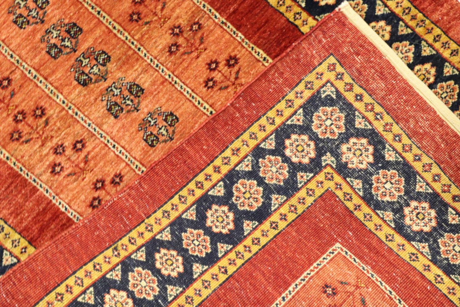 Alfombra de pasillo Alfombra Gabbeh - Persa Kashkuli - 290 x 82 cm - rojo claro