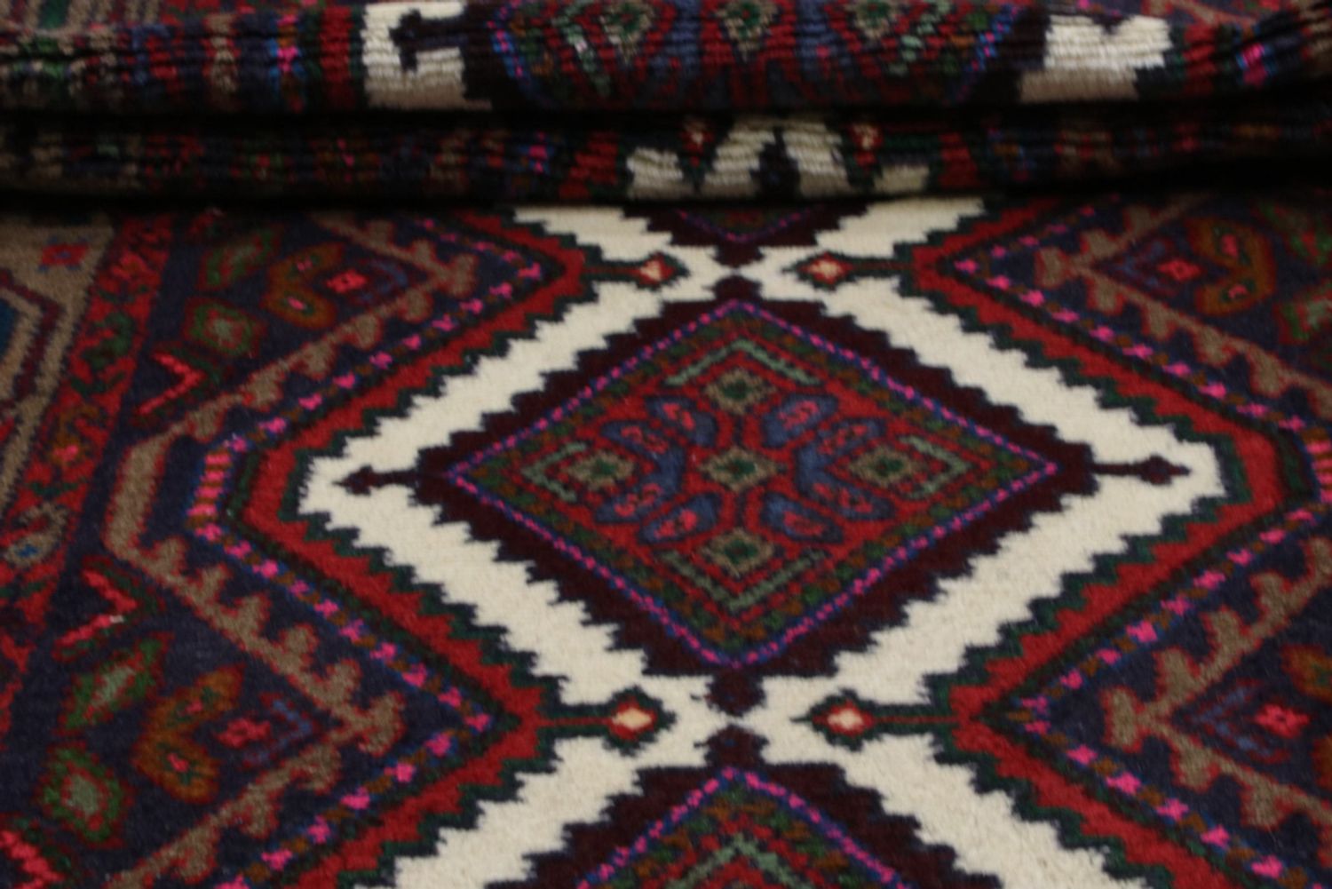 Alfombra de pasillo Alfombra persa - Nómada - 313 x 84 cm - óxido